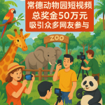 常德动物园短视频大赛掀起热潮,50万元奖金吸引全民创作
