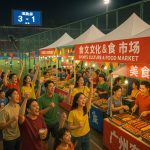 常德“湘超”主场赛事引爆消费热潮,体育与美食主题集市成亮点